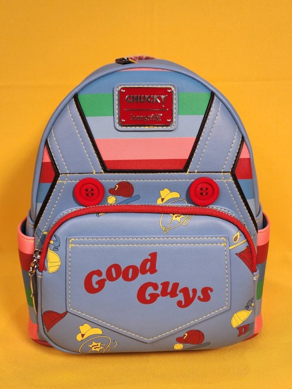Loungefly Chucky Good Guys Doll Cosplay Child's Play Mini Backpack Halloween NEW